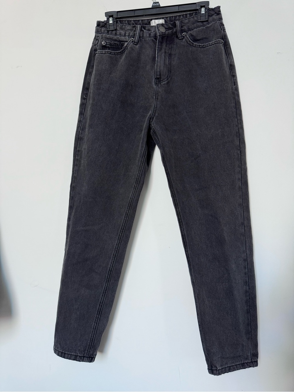 Amuse Society High-Rise Faded Black Jeans — 100% Cotton
